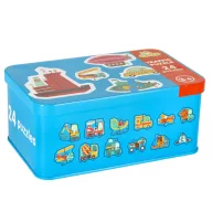 Lantoska 24 db-os járműves puzzle dobozban