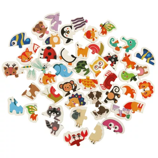 Lantoska 24 db-os vadállatos puzzle dobozban