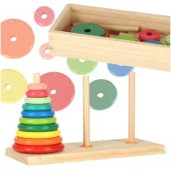 Lantoska montessori toronyépítő talppal