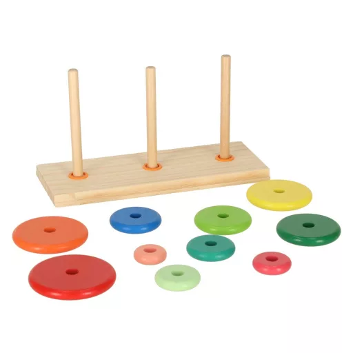 Lantoska montessori toronyépítő talppal