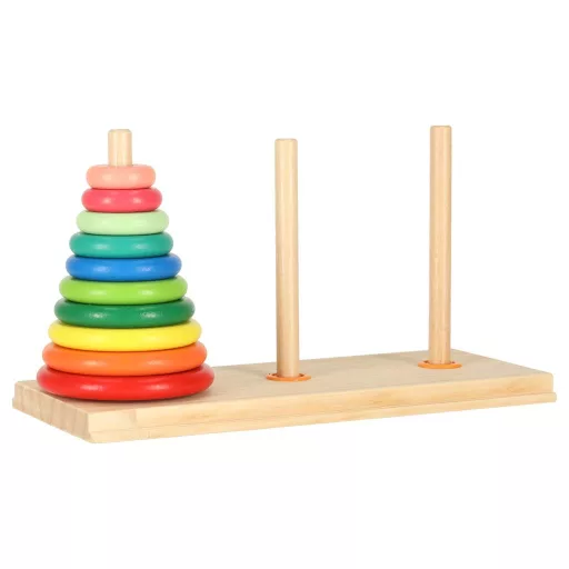 Lantoska montessori toronyépítő talppal