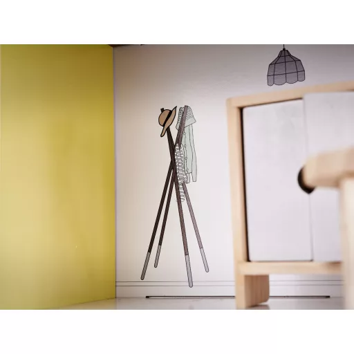 Lantoska XXL fa babaház kiegészítőkkel –70 cm
