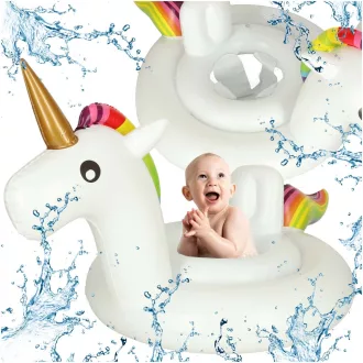 Lantoska felfújható unikornis - strandjáték gyerekeknek