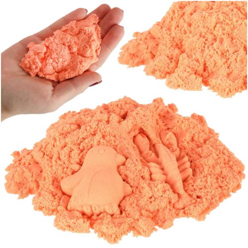 Lantoska kinetikus homok 1 kg - narancssárga