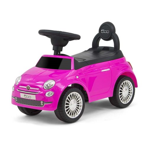 Bébitaxi Fiat 500 – interaktív kormánnyal és tárolóhellyel