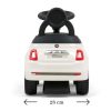 Bébitaxi Fiat 500 – interaktív kormánnyal és tárolóhellyel