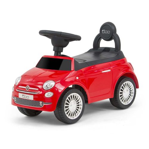 Bébitaxi Fiat 500 – interaktív kormánnyal és tárolóhellyel