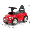 Bébitaxi Fiat 500 – interaktív kormánnyal és tárolóhellyel