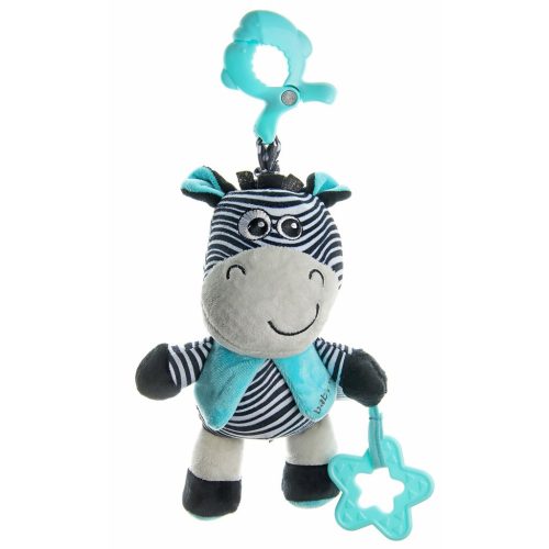 Fejlesztő, zenélő játék zebra - bababarát plüss