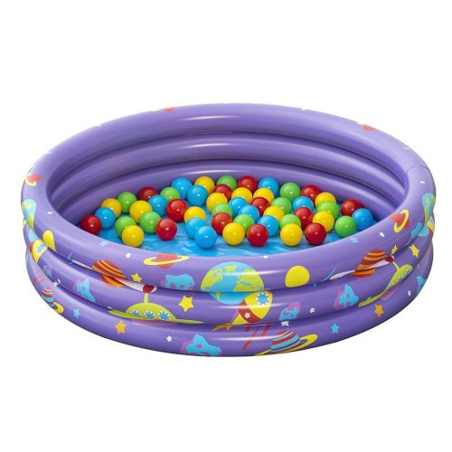 Gyermek felfújható medence labdákkal - 102x25 cm