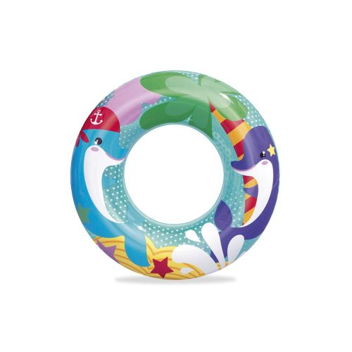 Felfújható gyerek úszógumi – delfin mintás 51 cm
