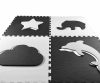 Habszivacs puzzle játszószőnyeg – 2x2 méretű - 24 darabos