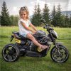 Gyerek elektromos motorkerékpár 12V – LED világítással és zenepanellel