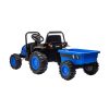 Elektromos gyerek traktor pótkocsival – 12V akkumulátorral