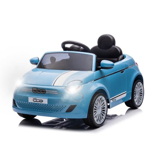 Fiat 500e elektromos kisautó gyerekeknek – 12V, távirányítós, LED világítással