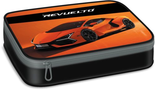 Lamborghini autós emeletes tolltartó – üres, fekete-narancs