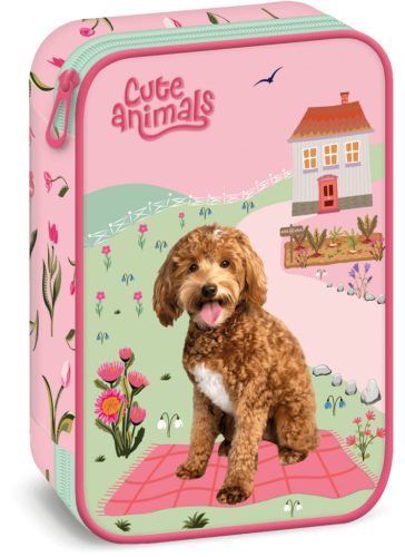 Doggie kutyás emeletes tolltartó – üres, Cute Animals