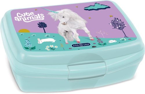 Unikornisos uzsonnás doboz – Cute Animals, BPA mentes műanyag