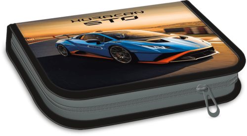 Lamborghini autós klapnis tolltartó – töltött, kék-narancs