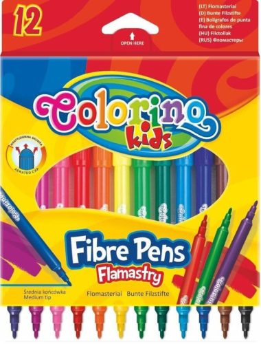 Colorino filctoll készlet gyerekeknek – 12 db, 1 mm hegy
