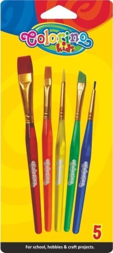 Colorino akril ecset készlet 5 darabos