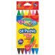 Colorino olajpasztell kréta készlet 12 darabos háromszög testtel