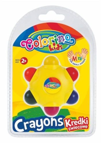 Colorino Baby csillag alakú marokzsírkréta készlet 6 darabos