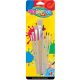 Colorino ecsetkészlet 8 darabos, natúr fa nyéllel