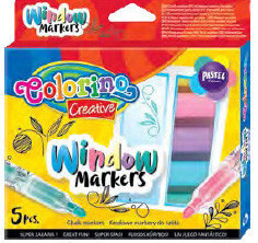 Colorino Creative ablakkréta készlet 5 darabos