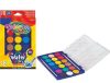 Colorino vízfesték 18 színű, 28 mm-es gombokkal, ecsetekkel