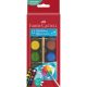 Faber-Castell vízfesték készlet, 12 színű, 24 mm-es