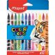 Maped Color’Peps Animals filctoll készlet – 12 db, 2,8 mm, kimosható