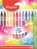 Maped Mini Cute filctoll készlet – 12 db, 2,8 mm, kimosható