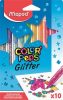 Maped Color’Peps Glitter filctoll készlet – 10 db, csillámos, 2,8 mm