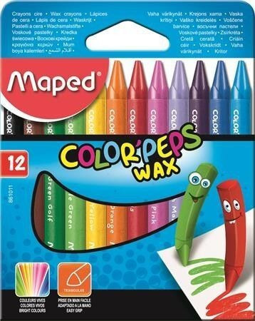 Maped Color Peps Wax zsírkréta készlet 12 darabos