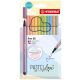 Stabilo Pen 68 Pastellove filctoll készlet – 12 db, 1 mm, pasztell színek