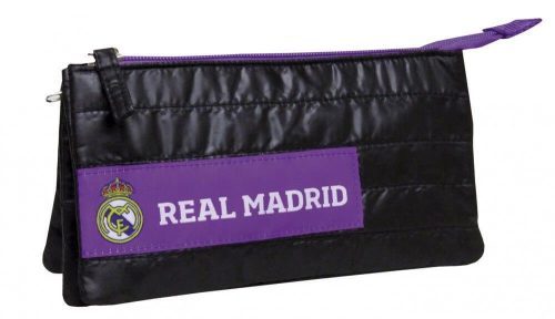 Real Madrid szögletes tolltartó – beledobálós, 22x12x6 cm