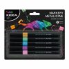 Filctoll készlet – 5 db-os metál színek, Kidea