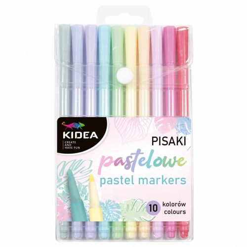 Kidea pasztell filctoll készlet – 10 db, színezéshez