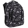 Dinoszauruszos iskolai hátizsák fiúknak – BackUp, 4 rekeszes, ergonomikus, 39x27x20 cm
