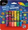 Kidea illatos filctoll készlet – 6 db, színes rajzoláshoz