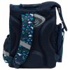 Dinoszauruszos ergonomikus iskolatáska fiúknak – DN19, kék-zöld, 37x27x16 cm