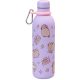Pusheen cicás fém kulacs 500ml – Moments lila duplafalú thermo palack