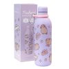 Pusheen cicás fém kulacs 500ml – Moments lila duplafalú thermo palack