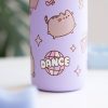 Pusheen cicás fém kulacs 500ml – Moments lila duplafalú thermo palack