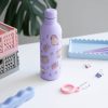 Pusheen cicás fém kulacs 500ml – Moments lila duplafalú thermo palack