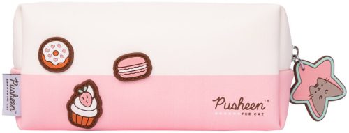 Pusheen cicás szögletes tolltartó vagy neszeszer – beledobálós, Rose Collection, 20x9x8 cm