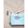 Pusheen cicás tolltartó – 3 rekeszes, beledobálós, Foodie Collection, 21x12x2 cm