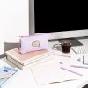 Pusheen cicás tolltartó, beledobálós, 3 rekeszes – Moments, lila
