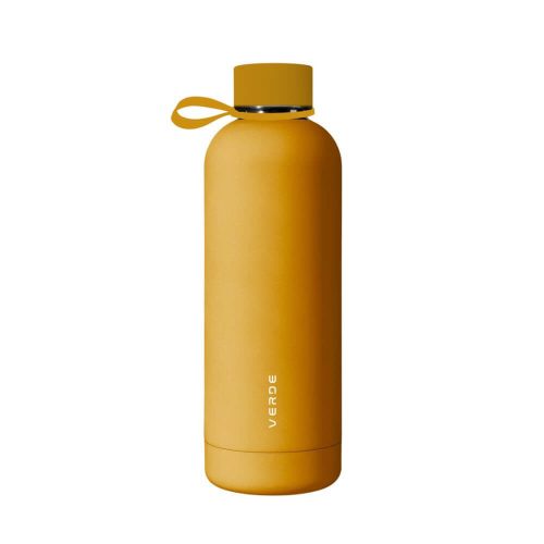 VERDE termosz 500 ml – rozsdamentes acél, mustársárga